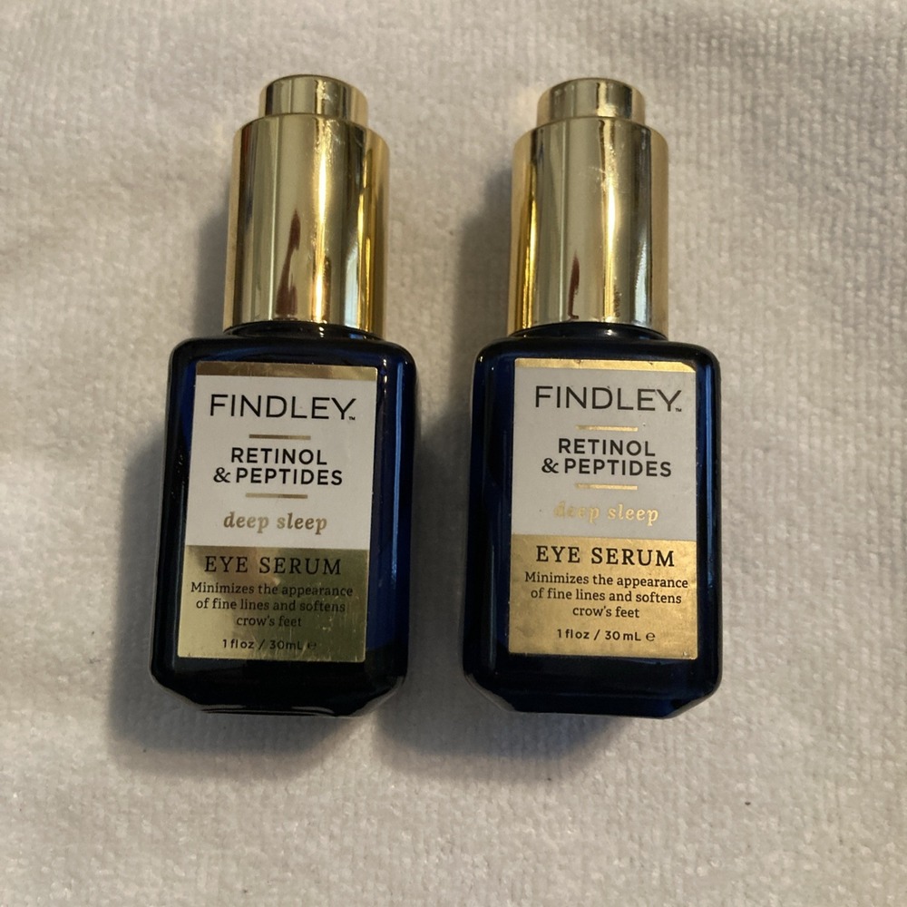 Findley Retinol & Peptides Deep Sleep Eye Serum Firms Tightens 1 Fl. oz Set Of 2